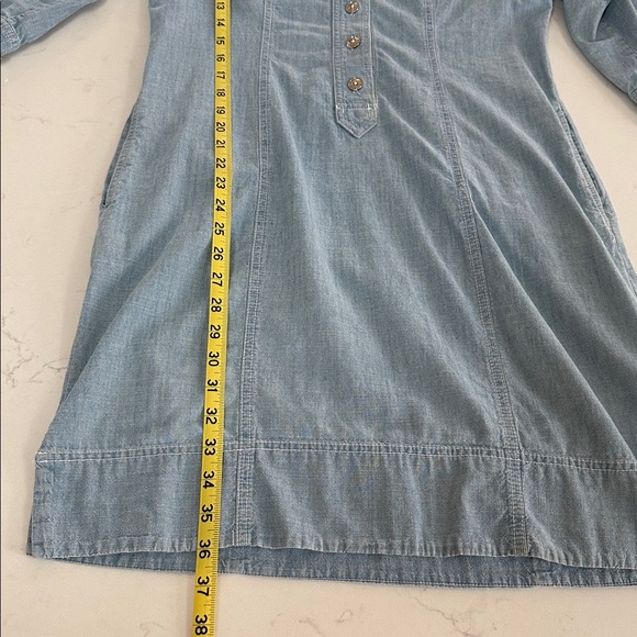 Jones New York Light Blue Denim Shirt - Picture 7 of 8